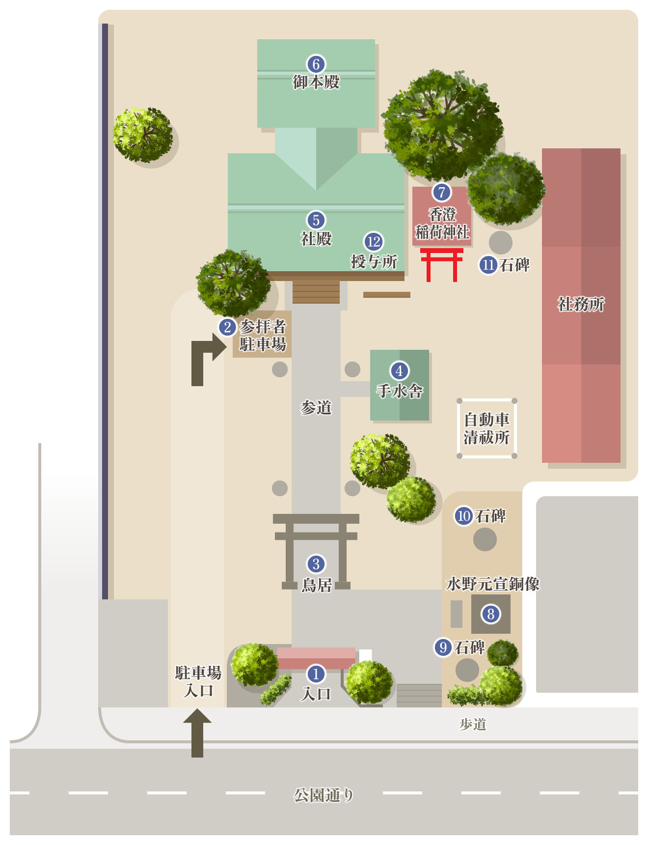 境内マップ